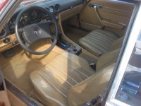 Mercedes 380 SL    R107  Roadster  Red + Beige Leder ( Bobby Ewing Look ) Project