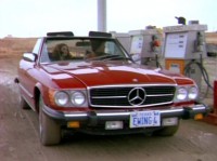 Mercedes 380 SL  R107 Roadster    Red + Beige Leder  ( Bobby Ewing Look ) Project