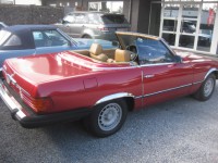Mercedes 380 SL    R107  Roadster  Red + Beige Leder ( Bobby Ewing Look ) Project