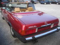 Mercedes 380 SL    R107  Roadster  Red + Beige Leder ( Bobby Ewing Look ) Project