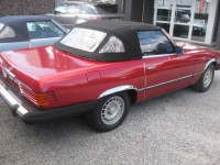 Mercedes 380 SL    R107  Roadster  Red + Beige Leder ( Bobby Ewing Look ) Project