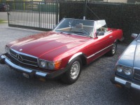 Mercedes 380 SL    R107  Roadster  Red + Beige Leder ( Bobby Ewing Look ) Project