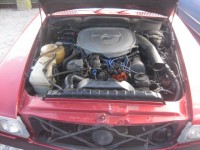 Mercedes 380 SL    R107  Roadster  Red + Beige Leder ( Bobby Ewing Look ) Project