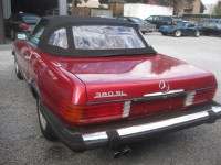 Mercedes 380 SL    R107  Roadster  Red + Beige Leder ( Bobby Ewing Look ) Project
