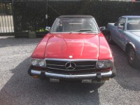 Mercedes 380 SL    R107  Roadster  Red + Beige Leder ( Bobby Ewing Look ) Project