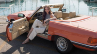 Mercedes 380 SL    R107  Roadster  Red + Beige Leder ( Bobby Ewing Look ) Project