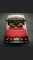 Mercedes 380 SL    R107  Roadster  Red + Beige Leder ( Bobby Ewing Look ) Project