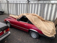 Mercedes 380 SL    R107  Roadster  Red + Beige Leder ( Bobby Ewing Look ) Project
