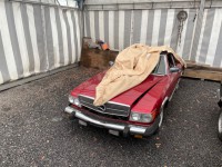 Mercedes 380 SL    R107  Roadster  Red + Beige Leder ( Bobby Ewing Look ) Project