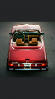 Mercedes 380 SL  R107 Roadster   Red + Beige leder ( Bobby Ewing Look ) Project
