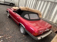 Mercedes 380 SL    R107  Roadster  Red + Beige Leder ( Bobby Ewing Look ) Project