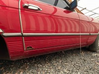 Mercedes SL 380 Cabrio  R107   red + Beige Leder ( Bobby Ewing Look ) Project