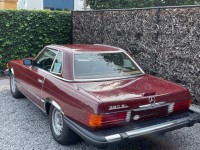 Mercedes 380 SL  R107 Roadster  Orient red /Leather light brown  ( 2 Owners the were brothers)