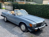 Mercedes 560 SL Cabrio Diamond Blue Metallic /Beige leather, 89169Miles Carfax History !