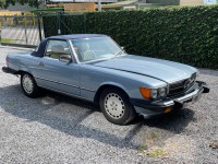 Mercedes 560 SL Cabrio Diamond Blue Metallic /Beige leather ,89169miles Carfaxhistory