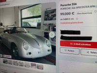 PORSCHE 356 SPEEDSTER APAL 1969