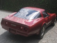 Corvette C3 T Roof   Burgundy Red