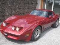 Corvette C3 T Roof   Burgundy Red