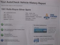 Rolls Royce Silver Spirit  1 Owner ! With History Report !