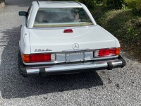 Mercedes  560 SL  R107 Roadster   Arctic White ( 147U) Beige leder , Autocheckreport! =MB Data