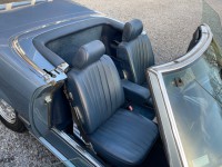 Mercedes 380 SL Cabrio  R107 + Hardtop  in  Diamond Blue Metallic  1985 +MB Data +History